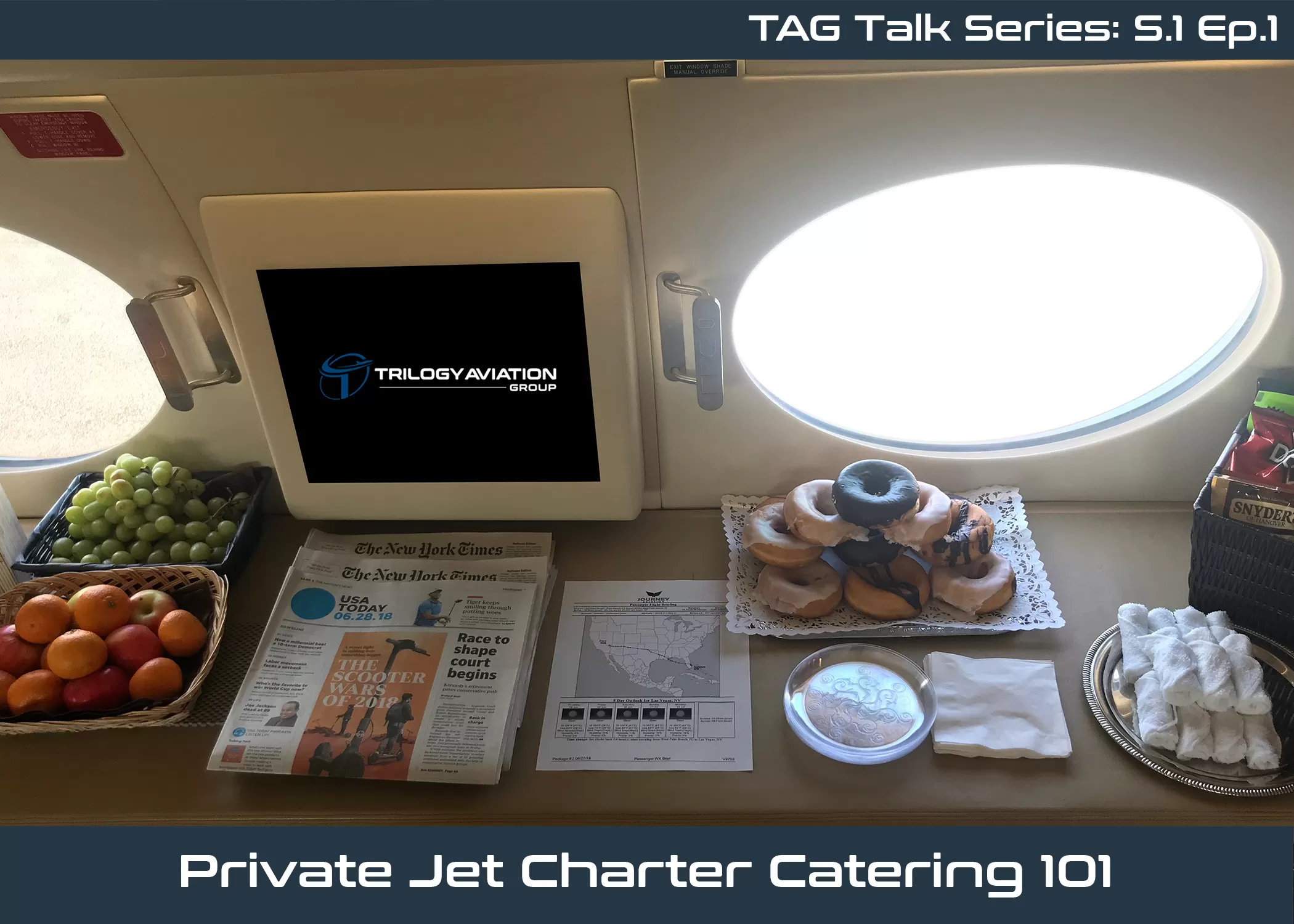 Private Jet Charter Catering 101