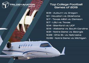 Private Charter Flights To Football Games