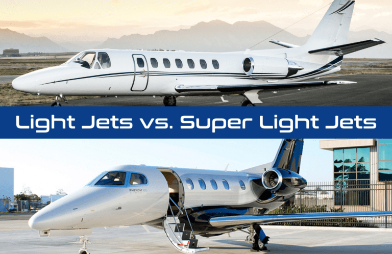 Charter Light Jet Vs. Super Light Jet